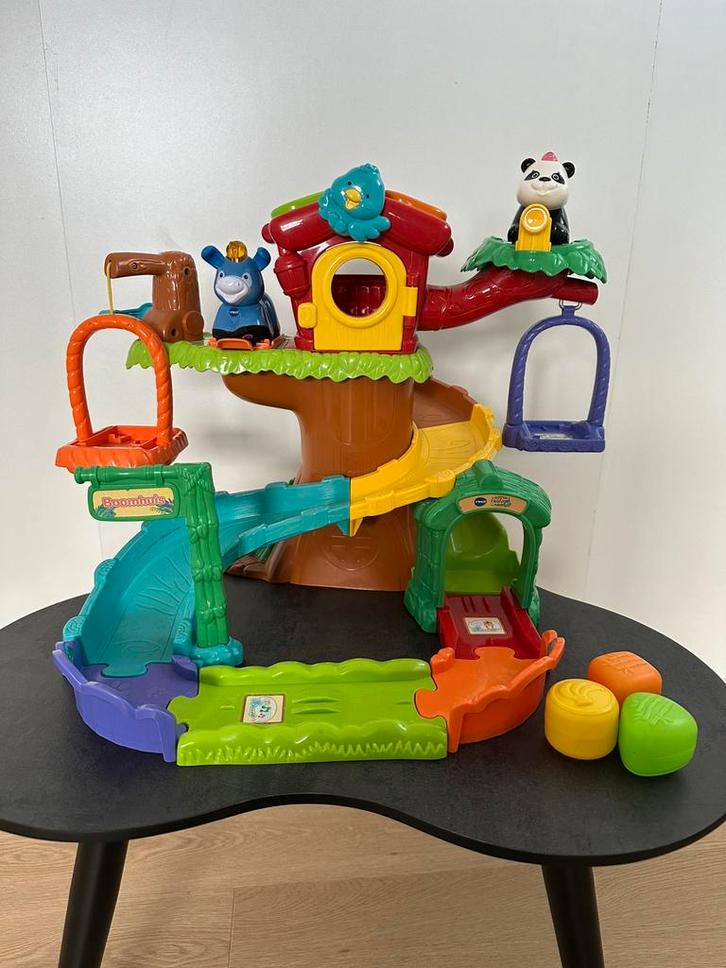 VTech Zoef Zoef Dieren Boomhuis incl. 2 dieren, Kinderen en Baby's, Speelgoed | Vtech, Gebruikt, 2 tot 4 jaar, Ophalen