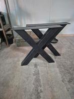 Stalen x poot onderstel, Ophalen, Rechthoekig, 50 tot 100 cm