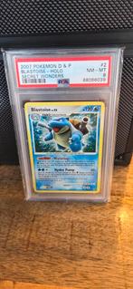 Blastoise Holo - 2007 Secret Wonders - PSA 8, Ophalen of Verzenden, Zo goed als nieuw, Losse kaart, Foil