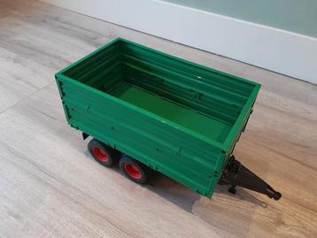 Bruder Tandemasser/ Welger Kipper aanhanger in nette staat beschikbaar voor biedingen