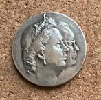 Penning - Juliana en Bernhard 25 Jarig Huwelijk 1937-1962, Postzegels en Munten, Penningen en Medailles, Ophalen of Verzenden