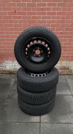 Vredestein Snowtrac winterbanden op velg 195/65 R15 91T, Auto-onderdelen, Banden en Velgen, Ophalen, Gebruikt, 15 inch, Banden en Velgen