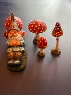 Herfst Decoratie Set - Kabouter & Paddenstoelen, Ophalen of Verzenden, Zo goed als nieuw