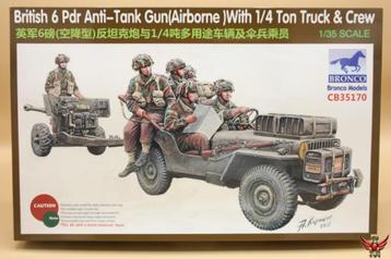 ROWASP | Bronco Models 1/35 British 6 Pdr Anti Tank Airborne beschikbaar voor biedingen