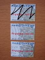 500 jaar Friesland 2x NVPH 1767      Gestempeld, Postzegels en Munten, Postzegels | Nederland, Ophalen of Verzenden, Na 1940, Gestempeld