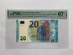 PMG Euro. Italië. 20 Euro biljet. EPQ: 67., Ophalen, Italië, 2 euro, Losse munt