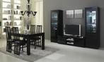 SALE-Woonkamer meubels- Forever - hoogglans wit zwart marmer, Ophalen of Verzenden
