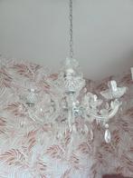Elegante Kroonluchter met Kristallen, Ophalen of Verzenden, Zo goed als nieuw, Glas, Klassiek