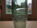 Antiek glazen vaas met spiraal, Antiek en Kunst, Antiek | Glas en Kristal, Ophalen of Verzenden
