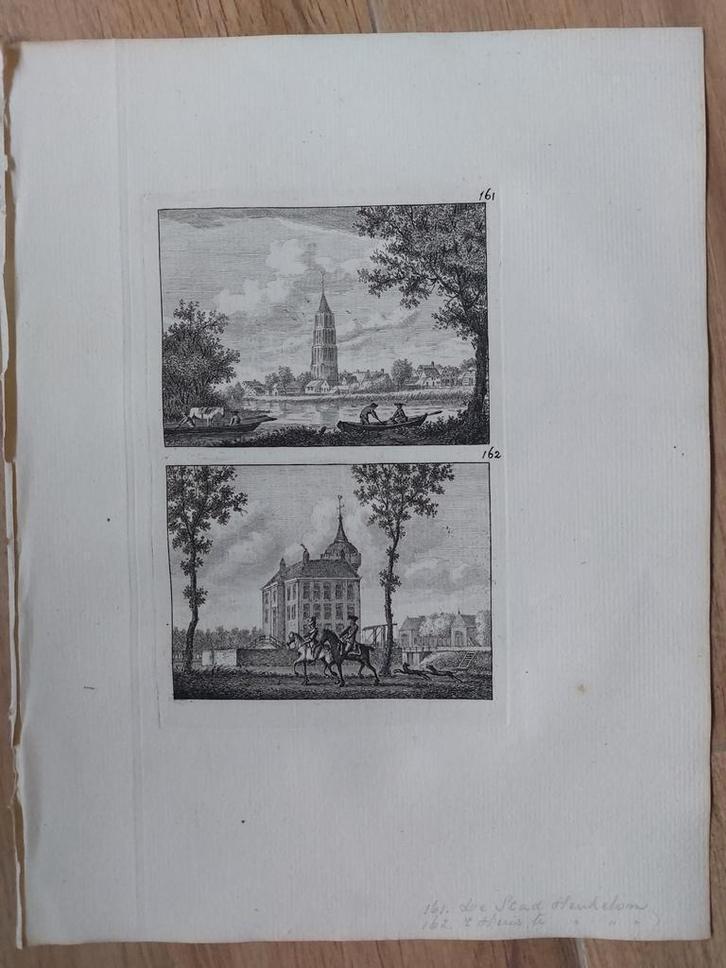161-162 Heukelom - Speciale " Avant le Lettre " uitgave!, Antiek en Kunst, Kunst | Etsen en Gravures, Ophalen of Verzenden