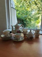 Vintage mokka servies compleet / theeservies set porselein, Antiek en Kunst, Antiek | Servies compleet, Ophalen