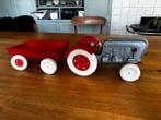 PORSCHE TRACTOR PLASTIC SPEELGOED OUD VINTAGE ZELDZAAM, Ophalen of Verzenden, Gebruikt, Tractor of Landbouw
