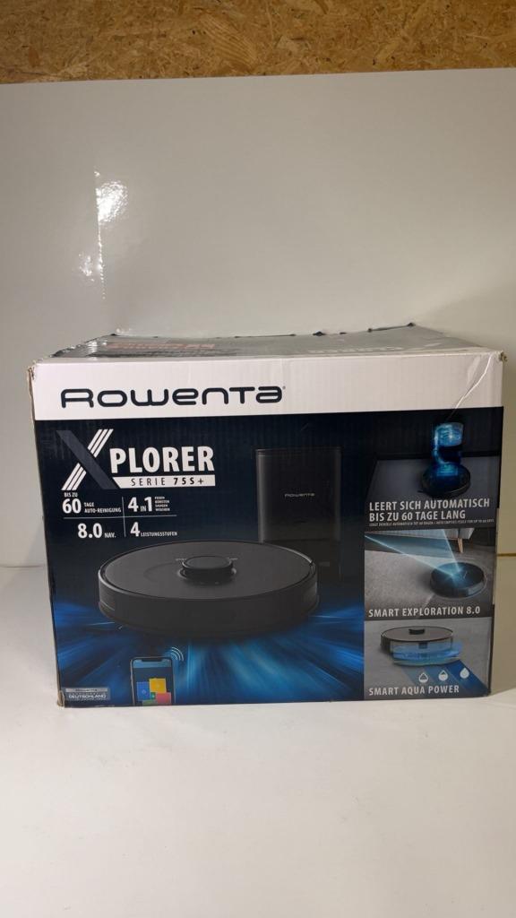 Rowenta X-Plorer Serie 75S+ Robotstofzuiger – Werkt Perfect, Witgoed en Apparatuur, Stofzuigers, Gebruikt, Robotstofzuiger, Reservoir
