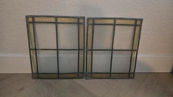 Prachtige glas in lood ramen geel, doorzichtig beschikbaar voor biedingen
