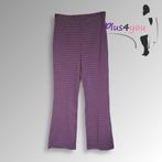 30653 Nieuw Wijde broek mt 42  P20, Kleding | Dames, Grote Maten, Paars, Nieuw, Ophalen of Verzenden, Onbekend