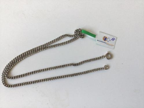 Mooie lange halsketting, vintage, zilver 835, Sieraden, Tassen en Uiterlijk, Antieke sieraden, Ketting, Zilver, Verzenden