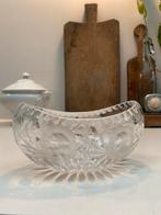 Kristallen Vaas - Geslepen Ovaal, Antiek en Kunst, Antiek | Glas en Kristal, Ophalen of Verzenden