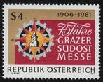 Michel  1682  Grazer beurs 75 jaar, Postzegels en Munten, Ophalen of Verzenden, Postfris
