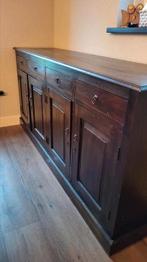 Mooie massief houten dressoirkast donkerbruin, Huis en Inrichting, Kasten | Computermeubels, Ophalen, Gebruikt