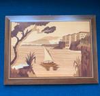 Houten inleg schilderij Amalfi kust, Ophalen of Verzenden