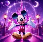 Diamond painting Mickey Mouse 50x50 vierkante steentjes, Ophalen of Verzenden, Nieuw, Knutselwerk