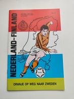 Nederland - Finland officieel programma 17-4-1991, Verzenden, Zo goed als nieuw, Overige binnenlandse clubs, Overige typen