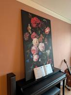 Canvas 100x150 stilleven vaas met bloemen, Huis en Inrichting, Ophalen, Zo goed als nieuw, Foto of Poster, 75 cm of meer