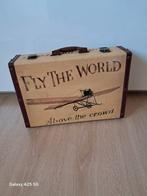 Decoratieve Koffer - Fly The World, Overige materialen, Minder dan 50 cm, Gebruikt, Minder dan 50 cm