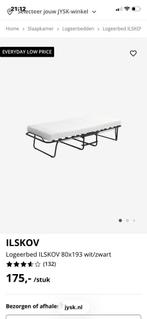 Logeerbed. Opklapbar, Ophalen, Zo goed als nieuw, Eenpersoons, 90 cm