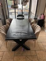 Boomstam Eettafel 180cm, Huis en Inrichting, Tafels | Eettafels, 150 tot 200 cm, Ophalen of Verzenden, Zo goed als nieuw, Vijf personen of meer