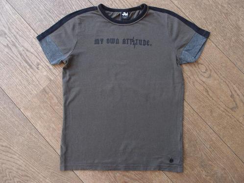 Stoer Mitch Shoeby jongens shirt korte mouw slim fit 158 164, Kinderen en Baby's, Kinderkleding | Maat 164, Zo goed als nieuw