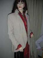 RENE VAN DER WIJCK KOETSIERSJAS colbert jas beige 40, Kleding | Dames, Jasjes, Kostuums en Pakken, Maat 38/40 (M), RENE VAN WIJCK