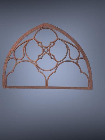 Antiek Smeedijzeren Raamwerk - Belgische School beschikbaar voor biedingen