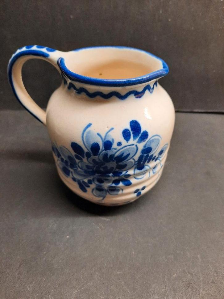 Zenith blauwe kan Zenith Gouda Initiaal MP, Antiek en Kunst, Antiek | Keramiek en Aardewerk, Ophalen of Verzenden