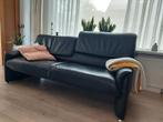 zwart leren zitbank _merk Laauser Plus, Ophalen, Gebruikt, Overige maten, 150 tot 200 cm