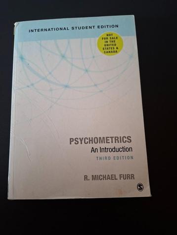 Psychometrics: An Introduction (ISBN: 978-1-5063-8987-5) beschikbaar voor biedingen