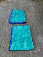 Afdekzeil, 2 stuks, Ophalen, Gebruikt, 15 m² of meer, Zeil