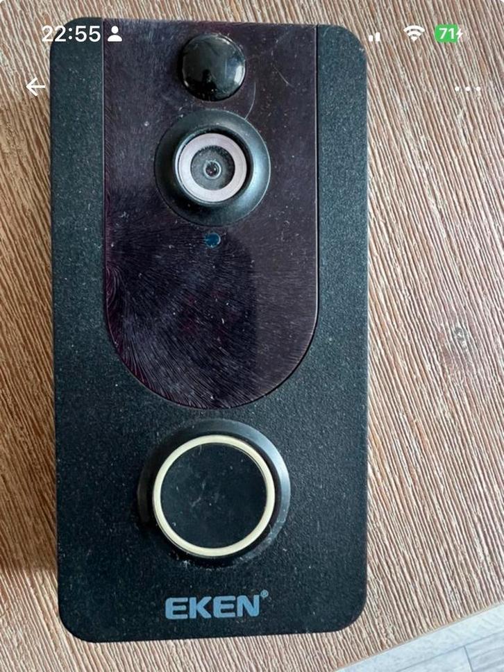 EKEN Draadloze Deurbel met Camera, Huis en Inrichting, Deurbellen, Gebruikt, Ophalen of Verzenden