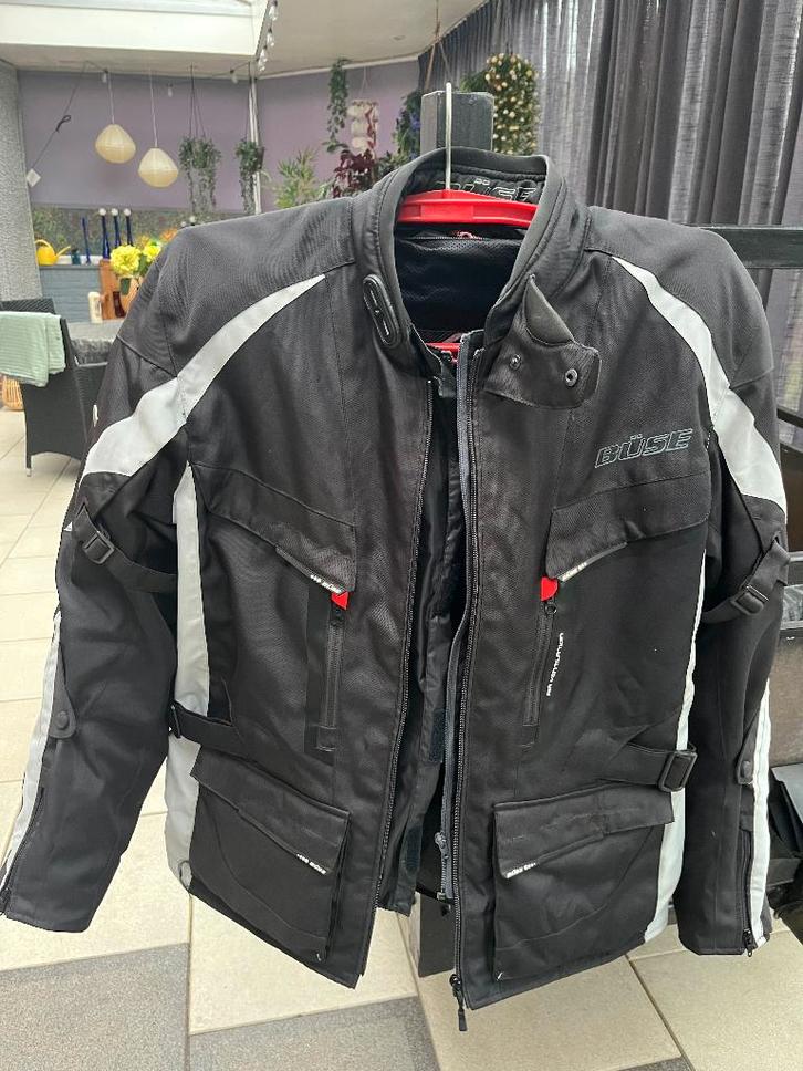 motorkleding met handschoenen, Motoren, Kleding | Motorkleding, Jas | textiel, Heren, Tweedehands, Ophalen of Verzenden