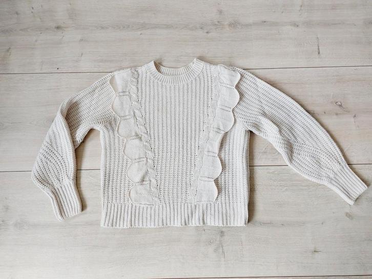 Vila warme trui, maat S, Kleding | Dames, Truien en Vesten, Zo goed als nieuw, Maat 36 (S), Wit, Ophalen of Verzenden