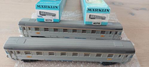 2 Märklin SNCF 1 ste klas rijtuigen+ verl. artnr 4076 in ovp, Hobby en Vrije tijd, Modeltreinen | H0, Zo goed als nieuw, Wagon