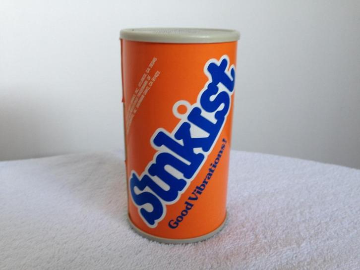 Sunkist Orange Soda Can.transistor radio's retro vintage nov, Verzamelen, Merken en Reclamevoorwerpen, Gebruikt, Gebruiksvoorwerp