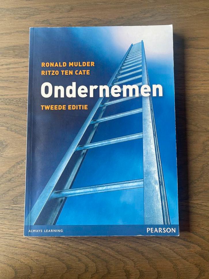 Ondernemen (Tweede Editie) - Ronald Mulder & Rizzo Ten Kate, Boeken, Economie, Management en Marketing, Zo goed als nieuw, Management