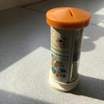Spaarpotje ,vijftiger jaren,van de Rijks Post Spaarbank., Ophalen of Verzenden, Gebruikt, Metaal of Blik