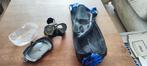 snorkel spullen maat L 42-43, Watersport en Boten, Snorkelen, Ophalen, Zo goed als nieuw, Snorkelset