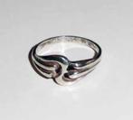 Ring Zilver fantasie maat 16 17 vrije vorm, Sieraden, Tassen en Uiterlijk, Ringen, Ophalen of Verzenden, Dame, Zilver, Zilver