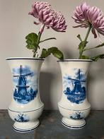 Vazen delfsblauw aardewerk, Antiek en Kunst, Curiosa en Brocante, Ophalen