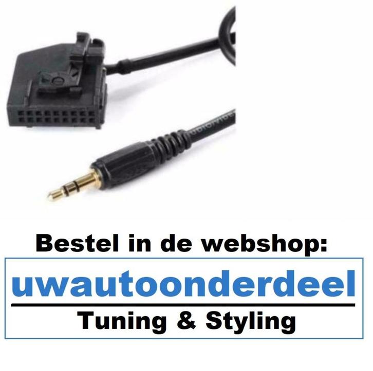 Aux In adapter Mercedes Comand 2.0 Iphone Ipod SLK AMG SL, Auto diversen, Autoradio's, Nieuw, Verzenden