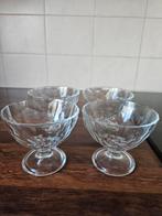 4 Vintage IJscoupes/Dessertschalen - Luigi Bormioli, Huis en Inrichting, Keuken | Servies, Glas of Glazen, Ophalen of Verzenden