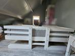 Kinderbed 90x200 hout bed frame randen wit, Ophalen, Zo goed als nieuw